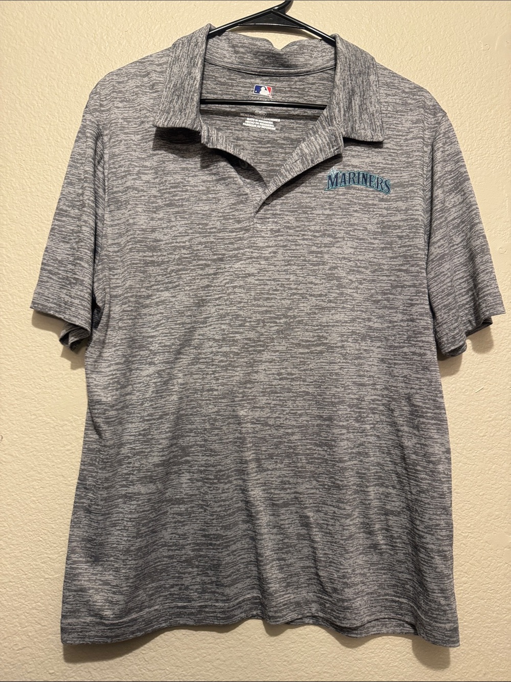 Genuine Merchandise Gray Mariners Polo